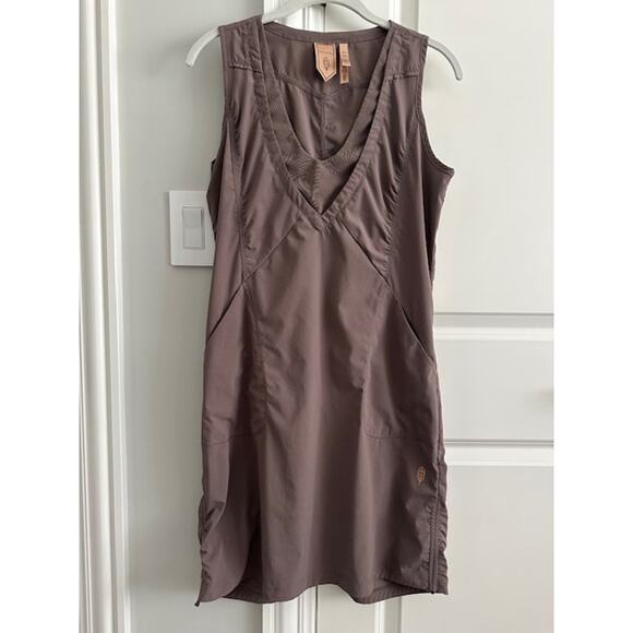 Indygena LIIKE Athletic Dress Color: Mocha Size: Medium - Picture 2 of 9